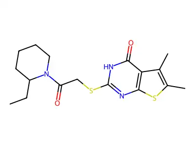 Piperidine,1-[[ thio]acetyl]-2-ethyl- structure