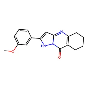2-(3-Methoxyphenyl)-5,6,7,8-tetrahydropyrazolo[5,1-b]quinazolin-9-ol structure