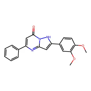 2-(3,4-Dimethoxyphenyl)-5-phenylpyrazolo[1,5-a]pyrimidin-7-ol structure