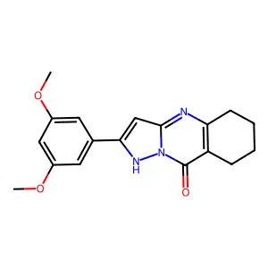 2-(3,5-Dimethoxyphenyl)-5,6,7,8-tetrahydropyrazolo[5,1-b]quinazolin-9-ol structure
