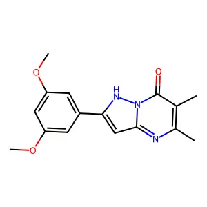 2-(3,5-Dimethoxyphenyl)-5,6-dimethylpyrazolo[1,5-a]pyrimidin-7-ol structure