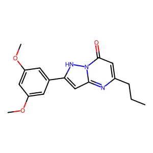 2-(3,5-Dimethoxyphenyl)-5-propyl-pyrazolo[1,5-a]pyrimidin-7-ol structure