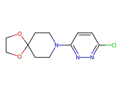8-(6-Chloropyridazin-3-yl)-1,4-dioxa-8-azaspiro[4.5]decane structure