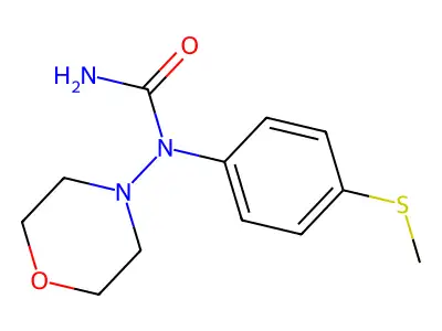 1-(4-Methylsulfanylphenyl)-3-morpholin-4-ylurea structure