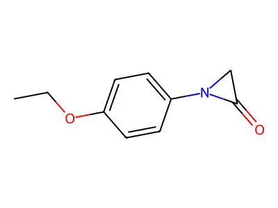 1-(4-Ethoxyphenyl)aziridin-2-one structure