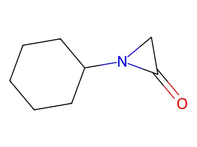 1-Cyclohexylaziridin-2-one structure