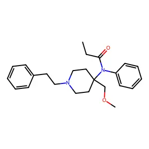 N-(4-(Methoxymethyl)-1-(2-phenylethyl)-4-piperidinyl)-N-phenylpropanamide structure