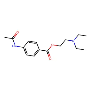 N-Acetylprocaine structure