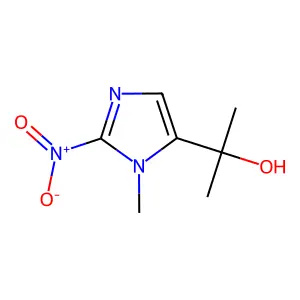 Imidazole-5-methanol, 2-nitro-alpha,alpha,1-trimethyl- structure