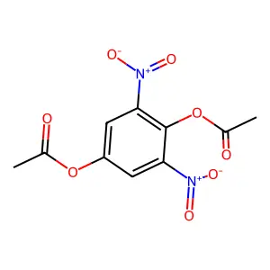 (4-Acetyloxy-3,5-dinitrophenyl) acetate structure