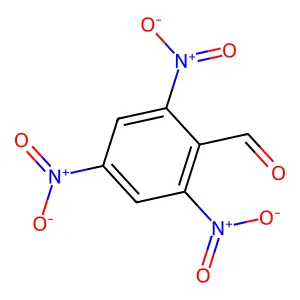 Benzaldehyde, 2,4,6-trinitro- structure