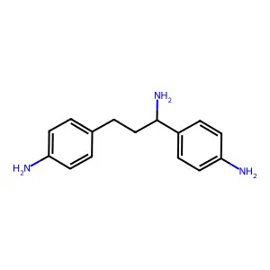 Aniline, 4,4'-(3-aminopropylidene)di- structure