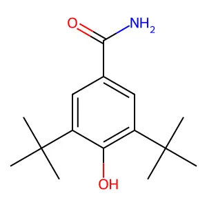 3,5-Ditert-butyl-4-hydroxybenzamide structure