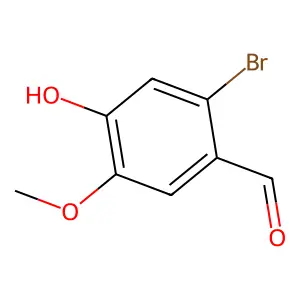 Vanillin, 6-bromo- structure