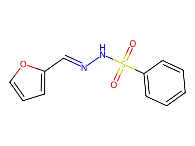N'-(2-furylmethylene)benzenesulfonohydrazide structure