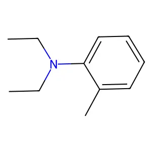 Benzenamine, N,N-diethyl-2-methyl- structure