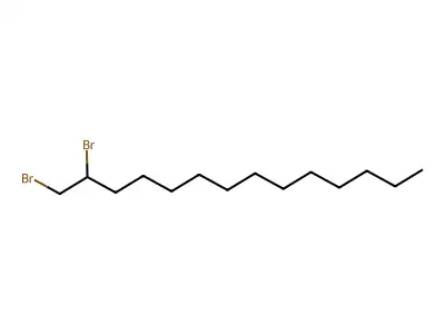 1,2-Dibromotetradecane structure