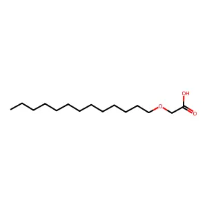 (Tridecyloxy)acetic acid structure