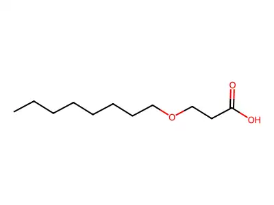 3-(Octyloxy)-propionic acid structure