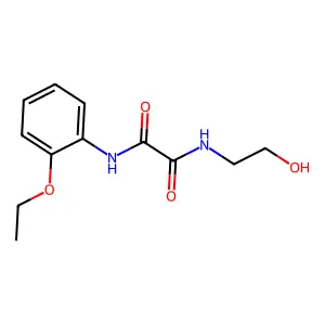 N'-(2-ethoxyphenyl)-N-(2-hydroxyethyl)oxamide structure