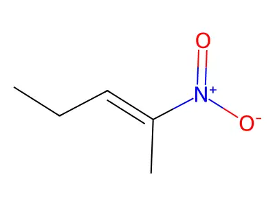 2-Nitro-pent-2-ene structure