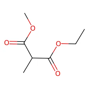 Propanedioic acid, methyl-, ethyl methyl ester structure