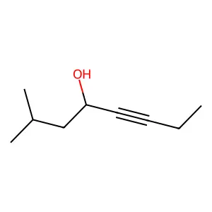 2-Methyl-5-octyn-4-ol structure