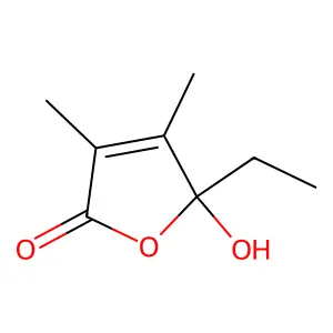 5-Ethyl-5-hydroxy-3,4-dimethylfuran-2(5H)-one structure
