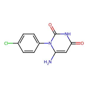 6-amino-1-(4-chlorophenyl)pyrimidine-2,4(1H,3H)-dione structure