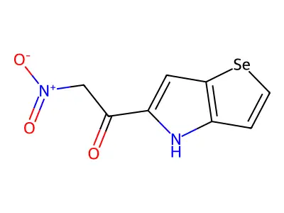 2-nitro-1-(4H-selenopheno[3,2-b]pyrrol-5-yl)ethanone structure