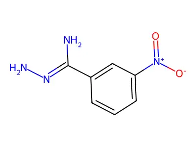 N'-amino-3-nitrobenzenecarboximidamide structure