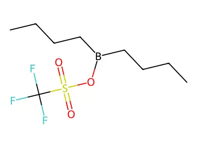 二丁基三氟甲磺酸硼 structure