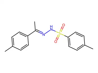 4-methyl-N-[1-(4-methylphenyl)ethylideneamino]benzenesulfonamide structure