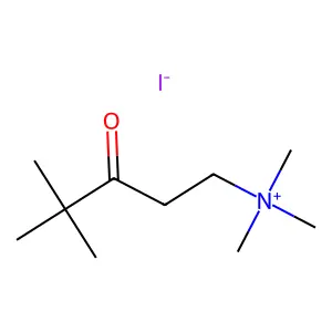 N,N,N,4,4-五甲基-3-氧代戊-1-氨基碘化物 structure