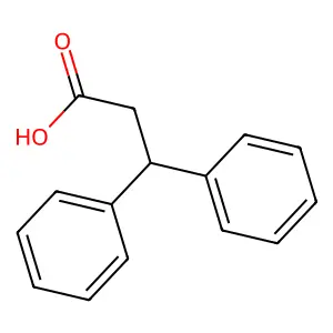 Diphenylpropionic acid structure