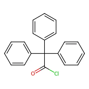 2,2,2-Triphenylacetyl chloride structure