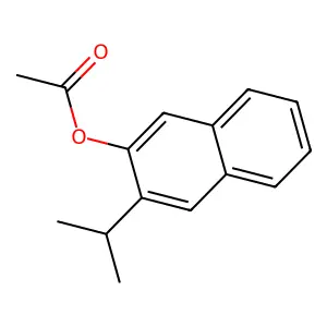 (3-Propan-2-ylnaphthalen-2-yl) acetate structure