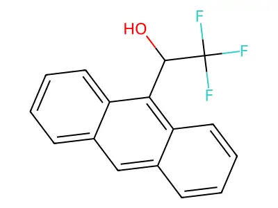 (+)-2,2,2-Trifluoro-1-(9-anthryl)ethanol structure