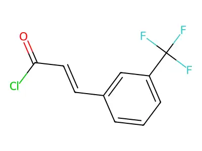 3-(Trifluoromethyl)cinnamoyl chloride structure