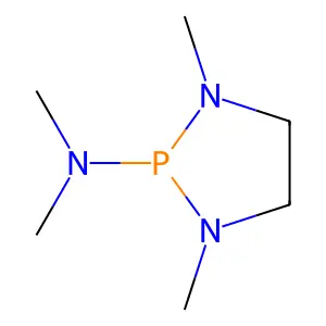 N,N,1,3-tetramethyl-1,3,2-diazaphospholidin-2-amine structure