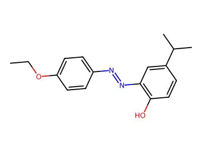 2-[(4-Ethoxyphenyl)diazenyl]-4-isopropylphenol structure