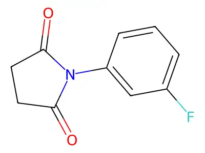 M-Fluoro-N-phenylsuccinimide structure