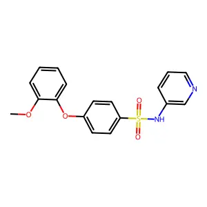 4-(2-methoxyphenoxy)-N-(3-pyridinyl)benzenesulfonamide structure