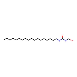 Urea, N-(hydroxymethyl)-N'-octadecyl- structure