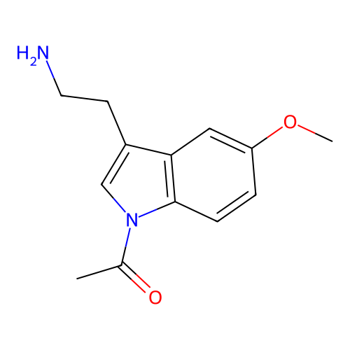 n-Acetyl-o-methylserotonin structure