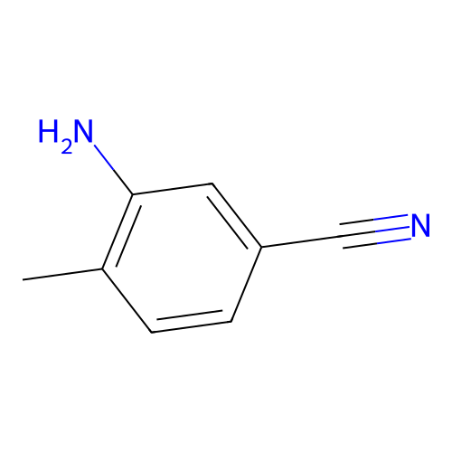 3-Amino-4-methylbenzonitrile structure