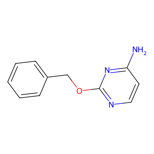 2-(Phenylmethoxy)-4-pyrimidinamine structure