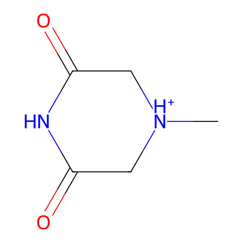 4-Methylpiperazin-4-ium-2,6-dione structure