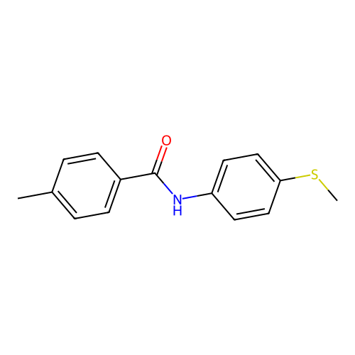 4-Methyl-N-[4-(methylsulfanyl)phenyl]benzamide structure