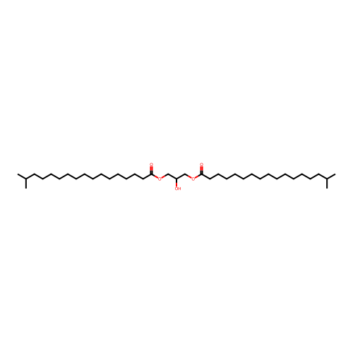 Glyceryl 1,3-isodistearate structure